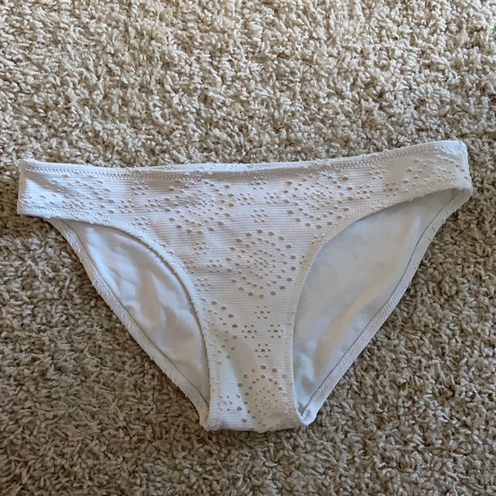 White aerie swim bottoms